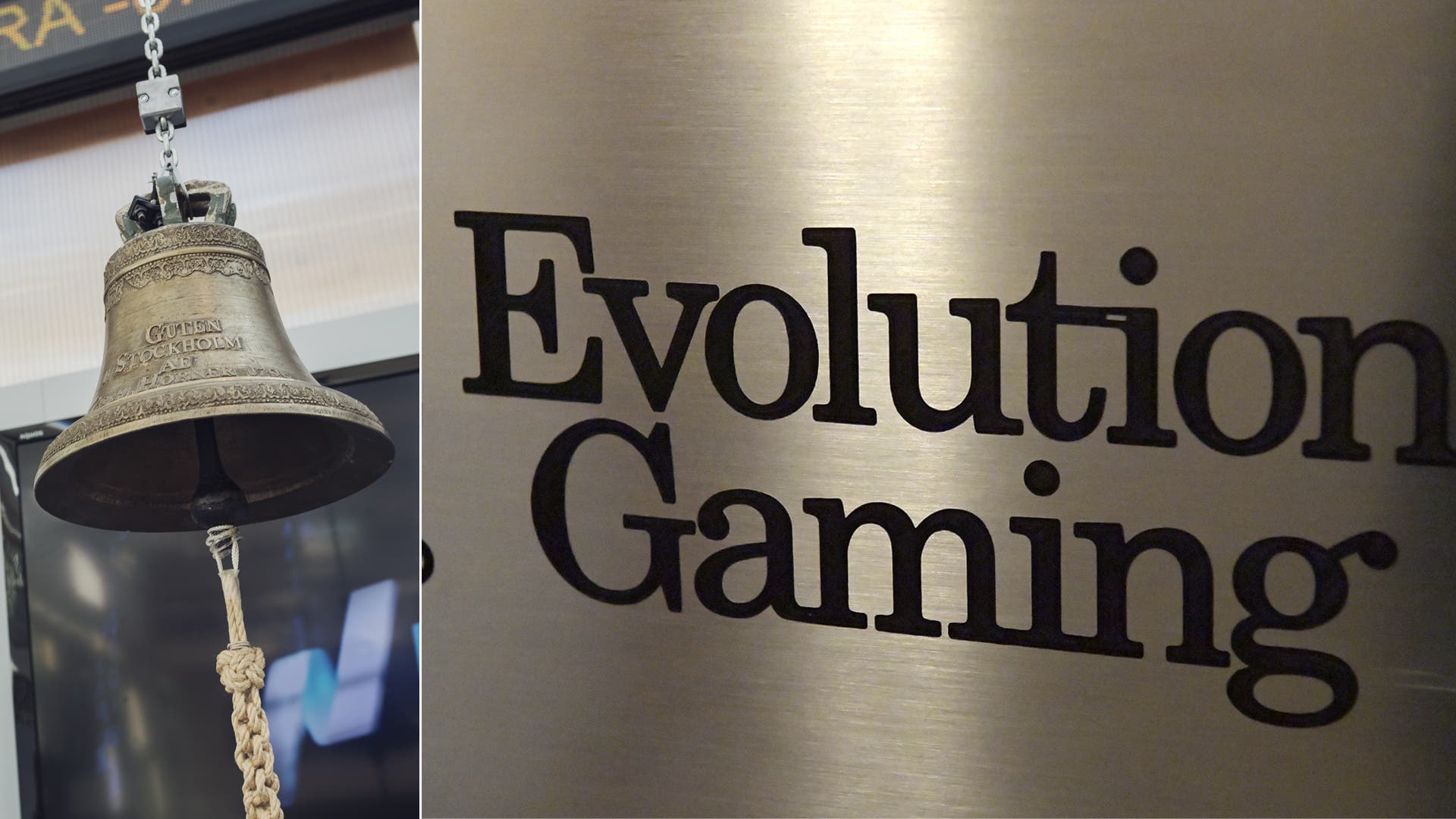 Evolution rapportrasar på ljusgrön börs