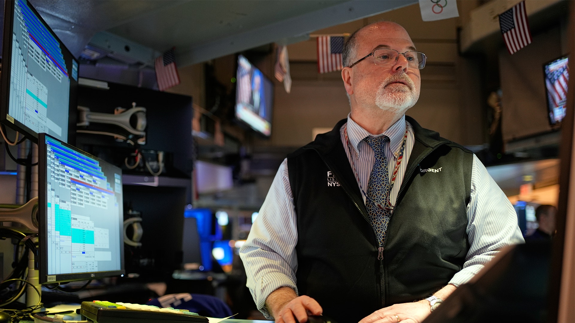 Börsmäklare på New York Stock Exchange.