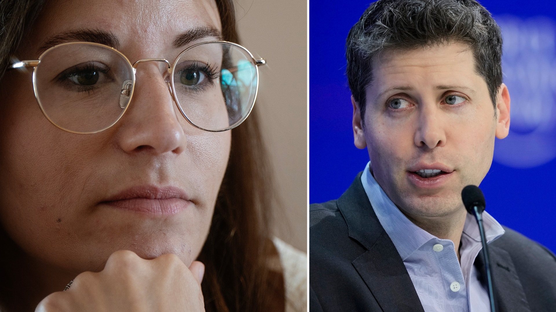 Sam Altman och Flat Capitals avgående vd Hanna Andreen.
