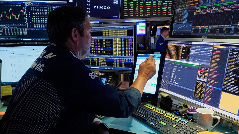 Börsmäklare Wall Street.