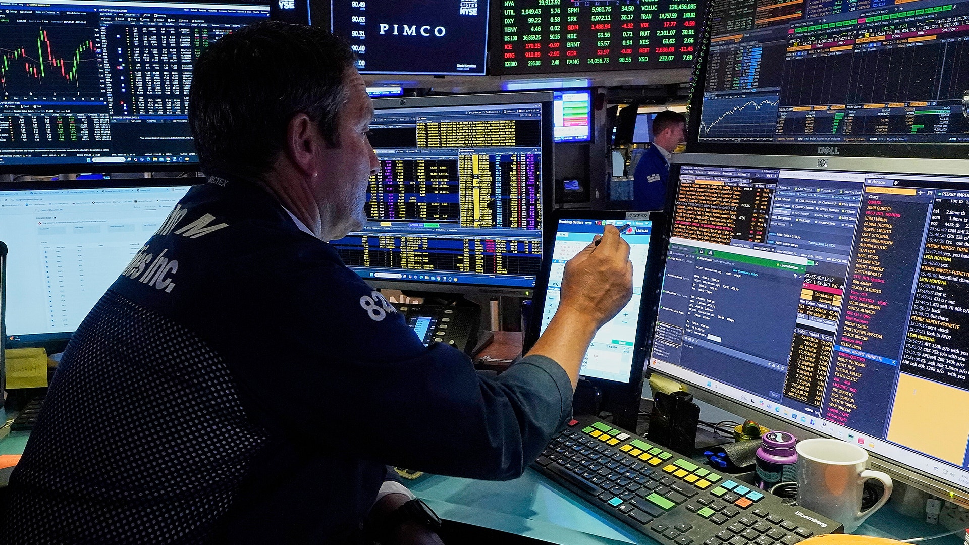 Börsmäklare Wall Street.