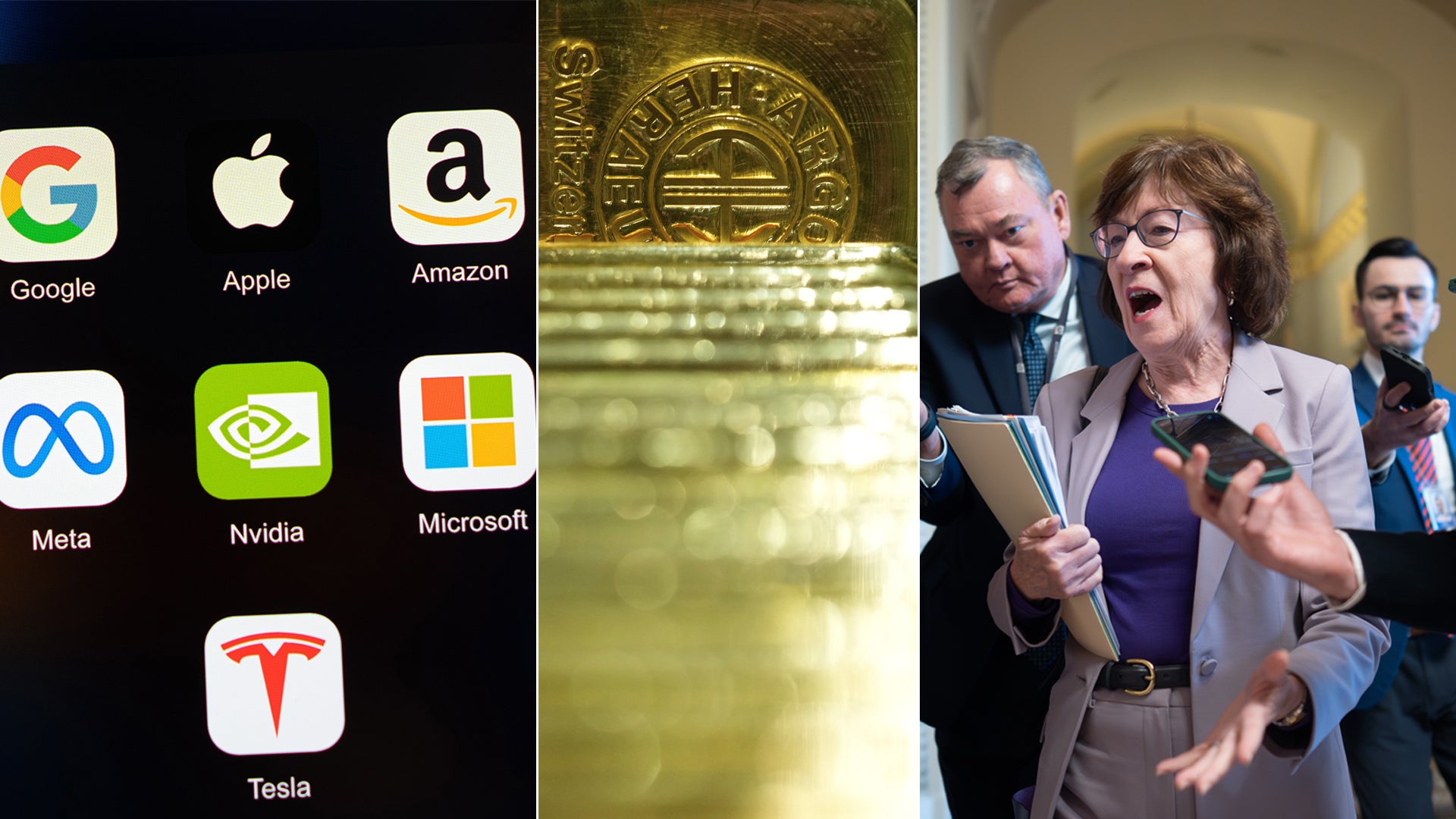 AI-jättar och guld lyfter igen