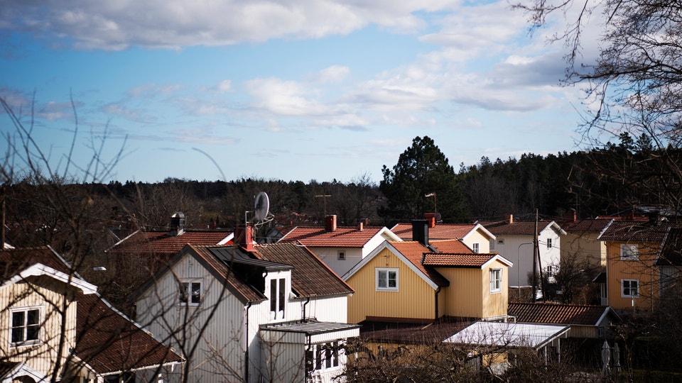 Villaområde i Sverige.