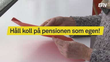 Pensionsspara rätt som egenföretagare