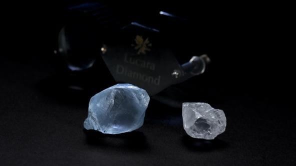 Lucara Diamond har gjort ett fynd av en blå diamant på 36,92 carat från Karowe-gruvan i Botswana.