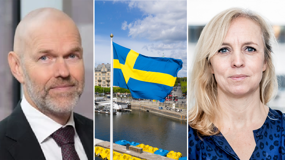 Torbjörn Isaksson, chefsanalytiker på Nordea och Alexandra Stråberg, chefsekonom på Länsförsäkringar.