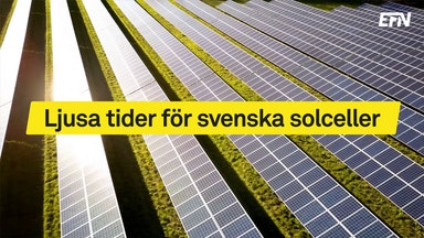 Växande intresse för solcellsenergi