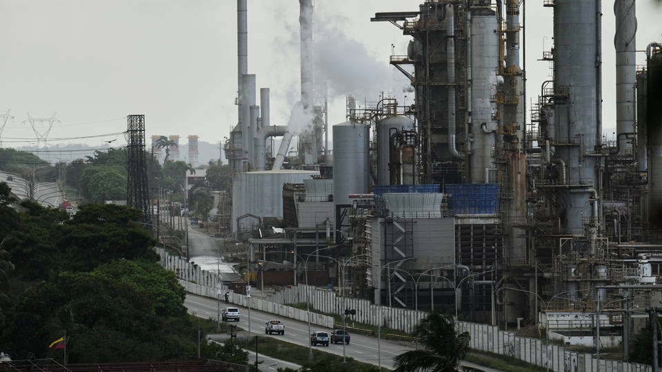 Raffinaderiet El Palito i Puerto CAbello i Venezuela.