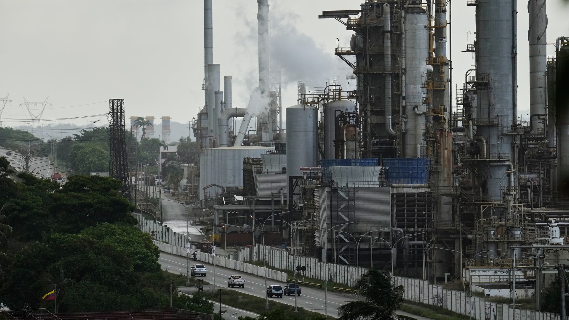Raffinaderiet El Palito i Puerto CAbello i Venezuela.