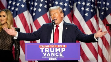 Trumps tal till väljarna: ”Gud skonade mitt liv”