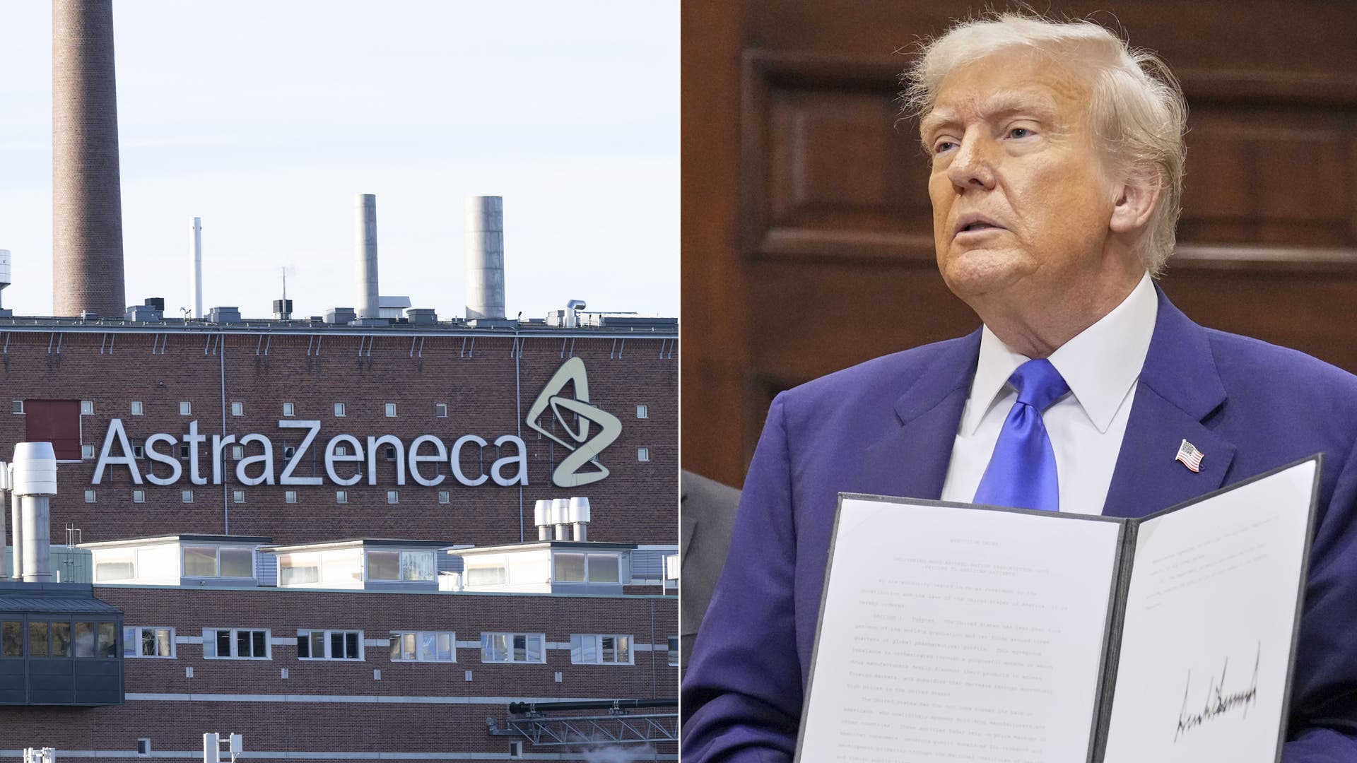 Astra Zeneca: Instämmer med Trump
