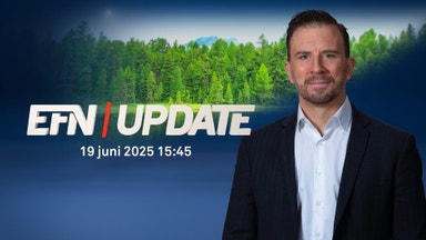 EFN Update 15.45: Skogen lyser grönt på röd börs