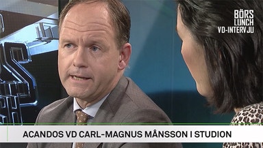 Acandos vd: Dessa två branscher är viktigast för oss