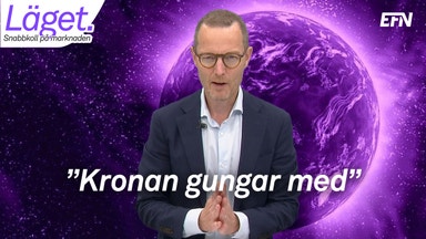 Lägre amerikanska räntor bra för kronan