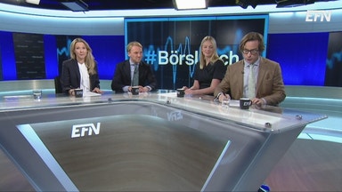 Hjälm på när börsen backar