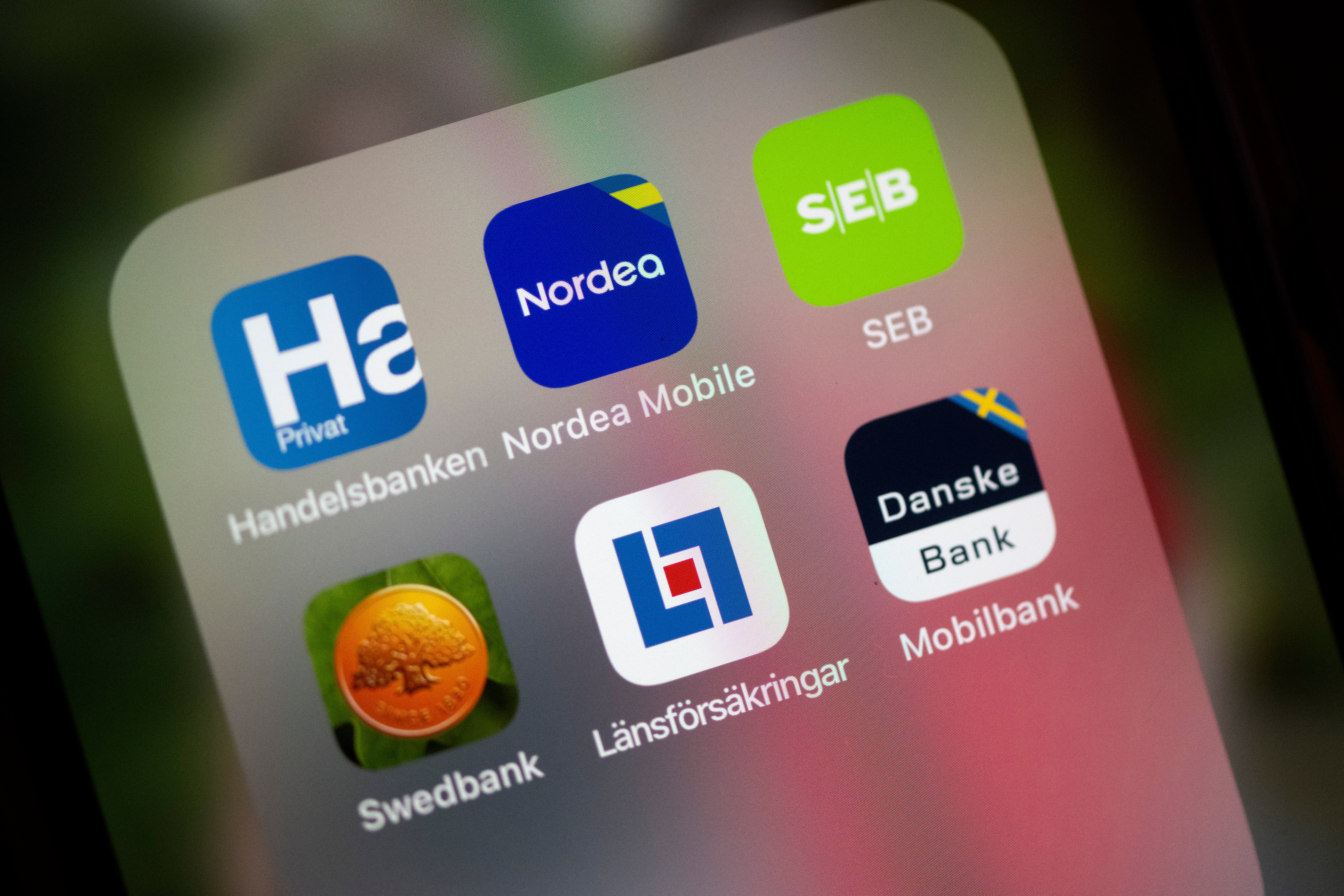 Bild på ekonomiappar