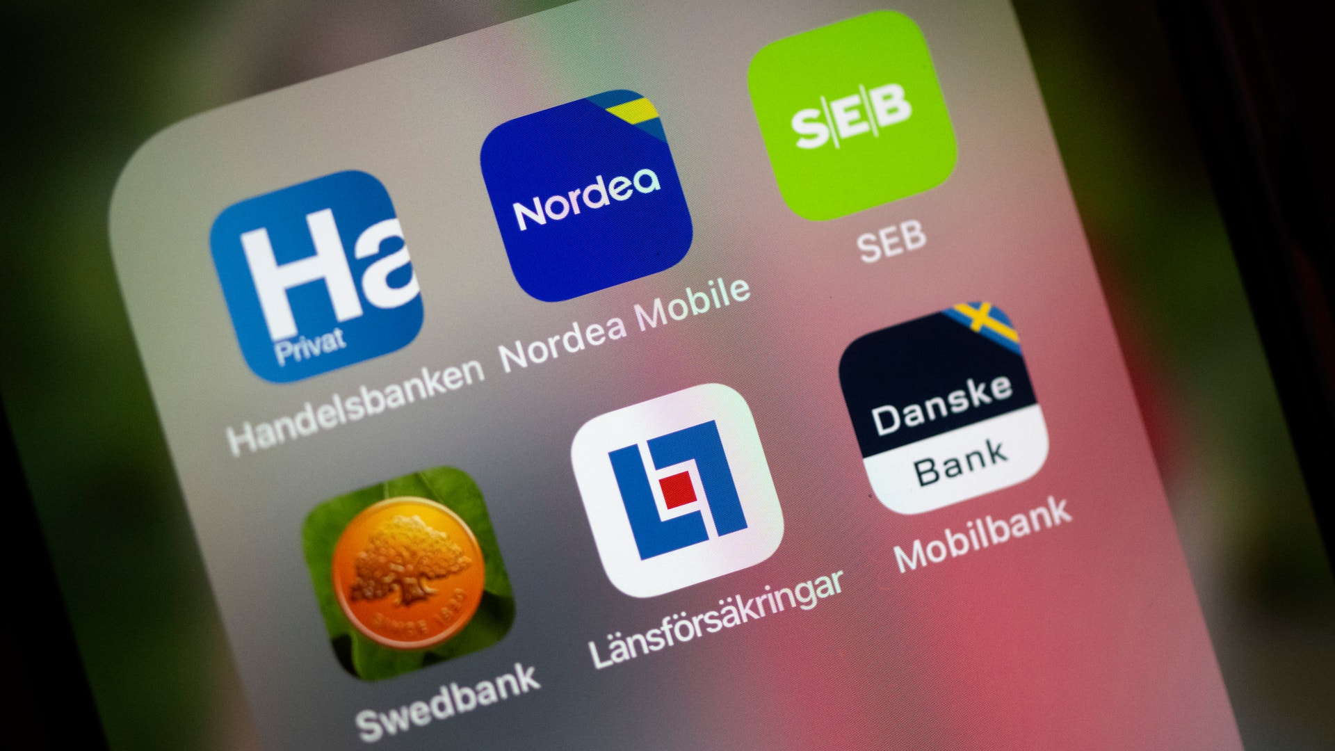 Bild på ekonomiappar