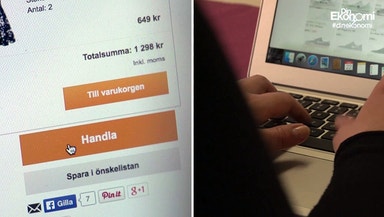 Kan shoppa hur mycket som helst på nätet