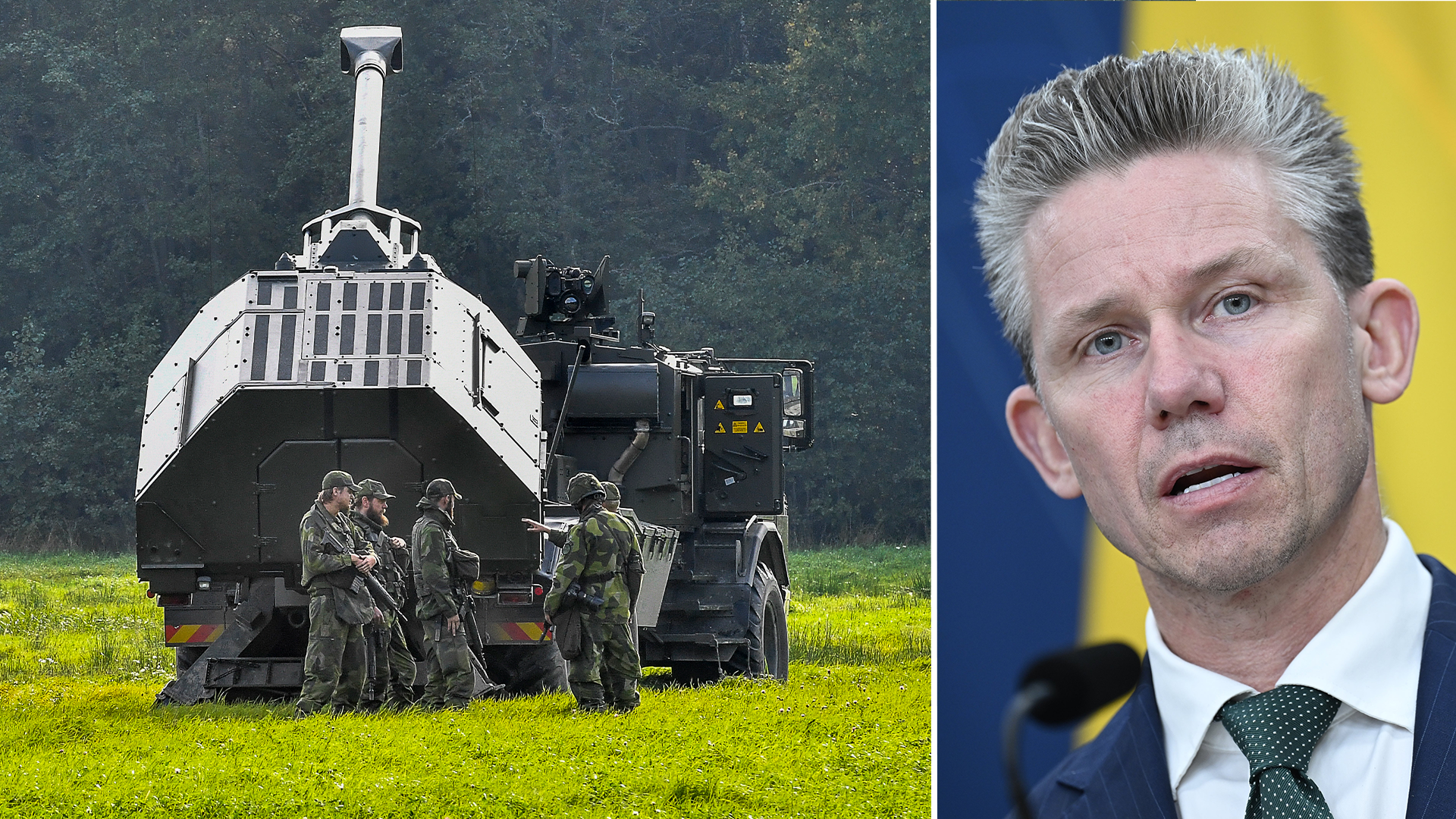 Pål Jonson, Sveriges försvarsminister.