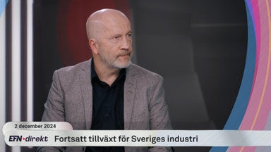 Fortsatt tillväxt för Sveriges industri