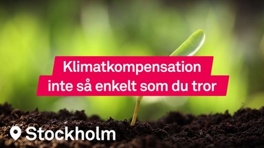 Kan vi kompensera oss till en bättre miljö?