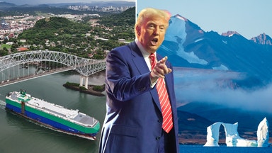 Trumps utspel om kanalen, Grönland – och Kanada