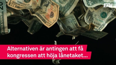 Skuldtaket nära för USA