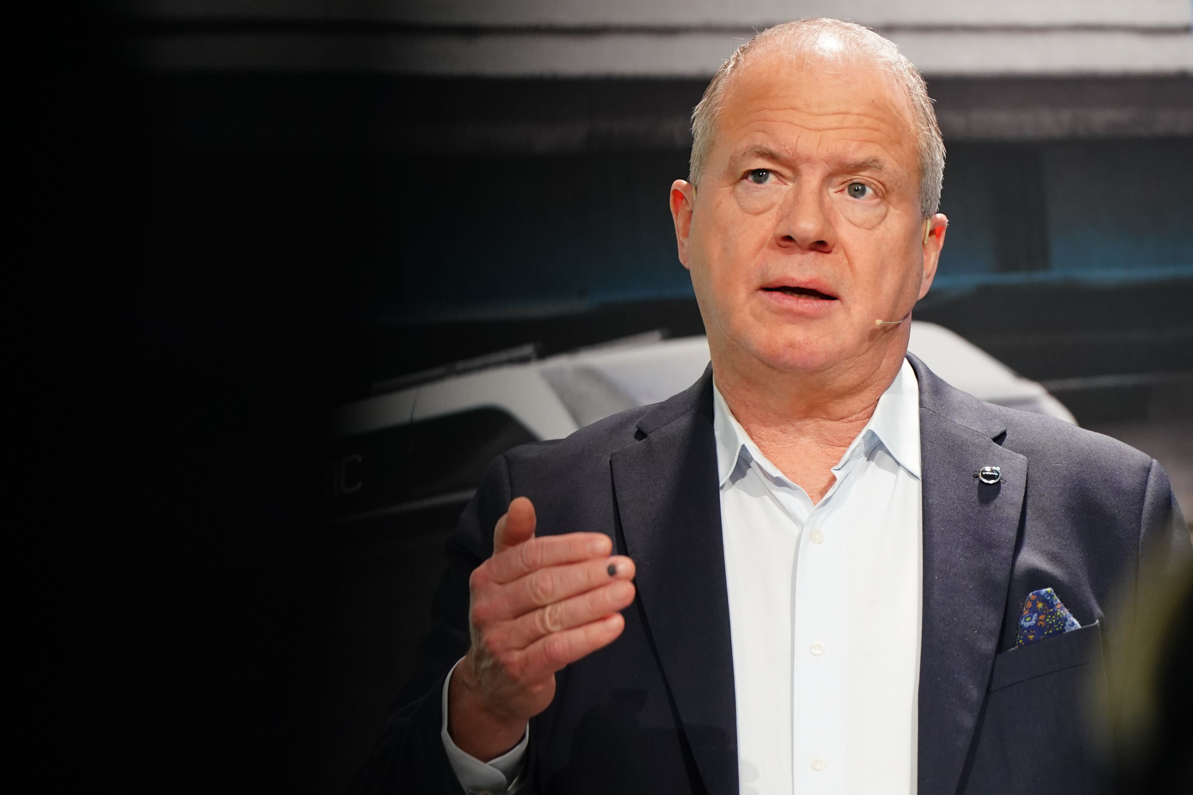 AB Volvos vd Martin Lundstedt. 