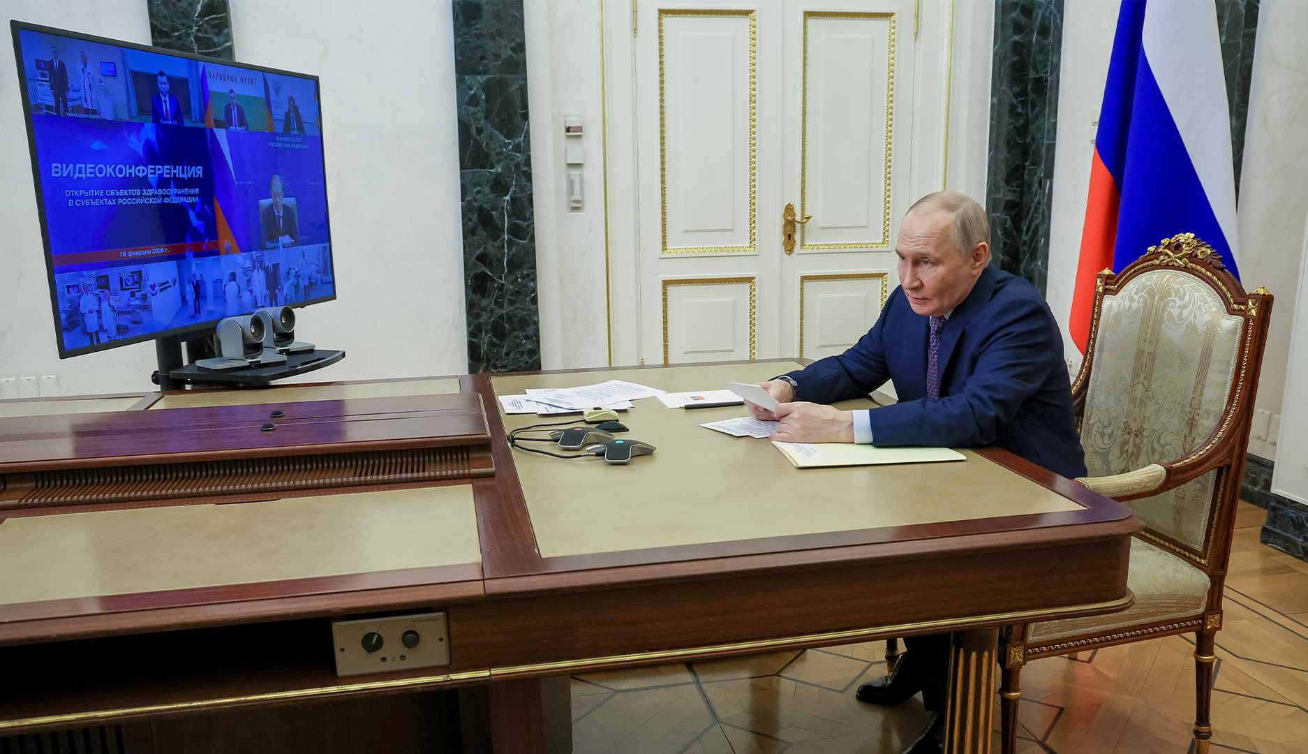 Rysslands president Vladimir Putin.