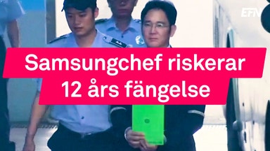 Samsungtopp hotas av långt fängelsestraff