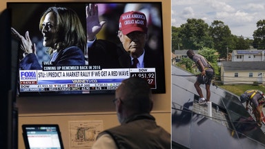 Röd Wall Street-stängning inför valdagen