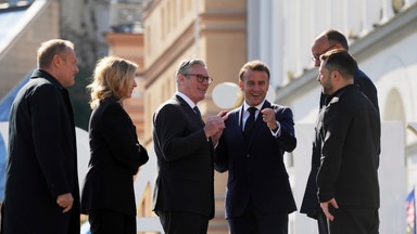 Europeiska toppledare på plats i Kiev