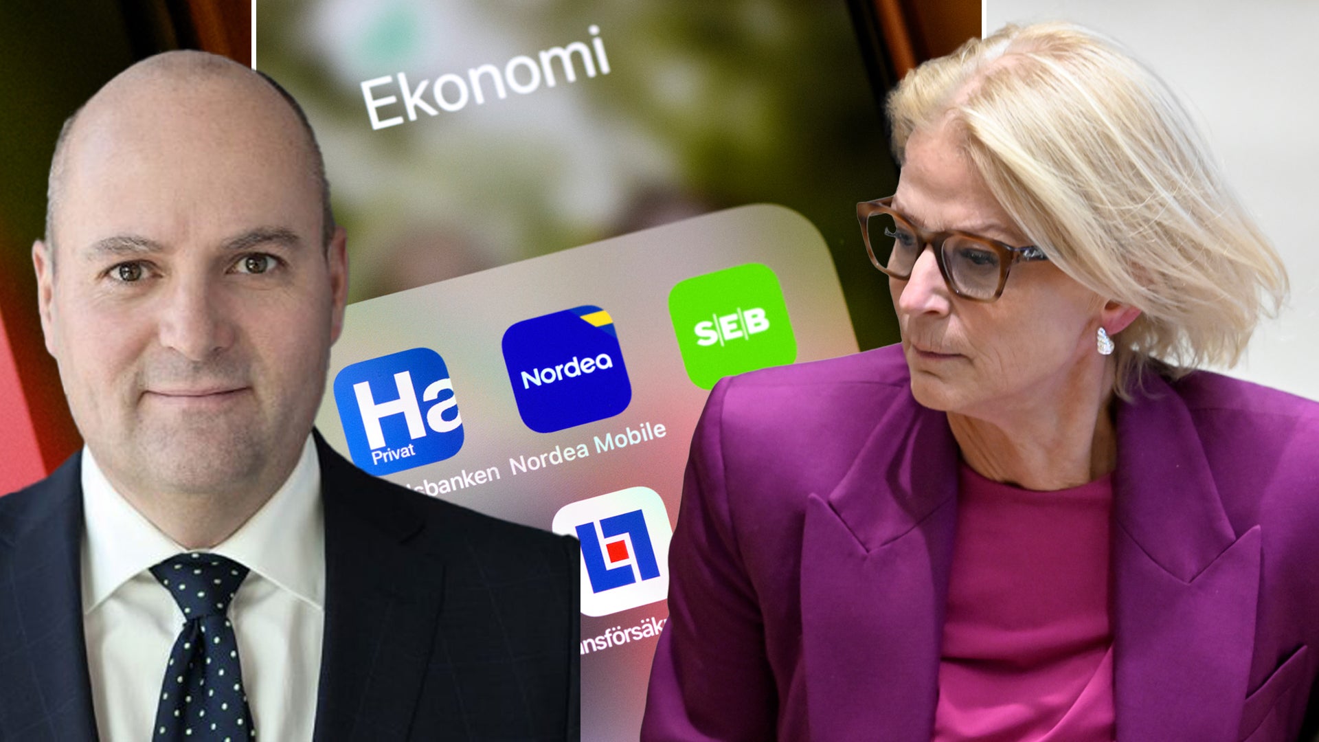 Peter Werleus, bankappar och Svantesson.