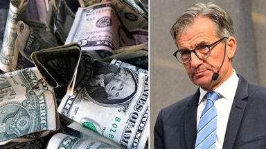 Riksbankschefen oroas av skakig dollar