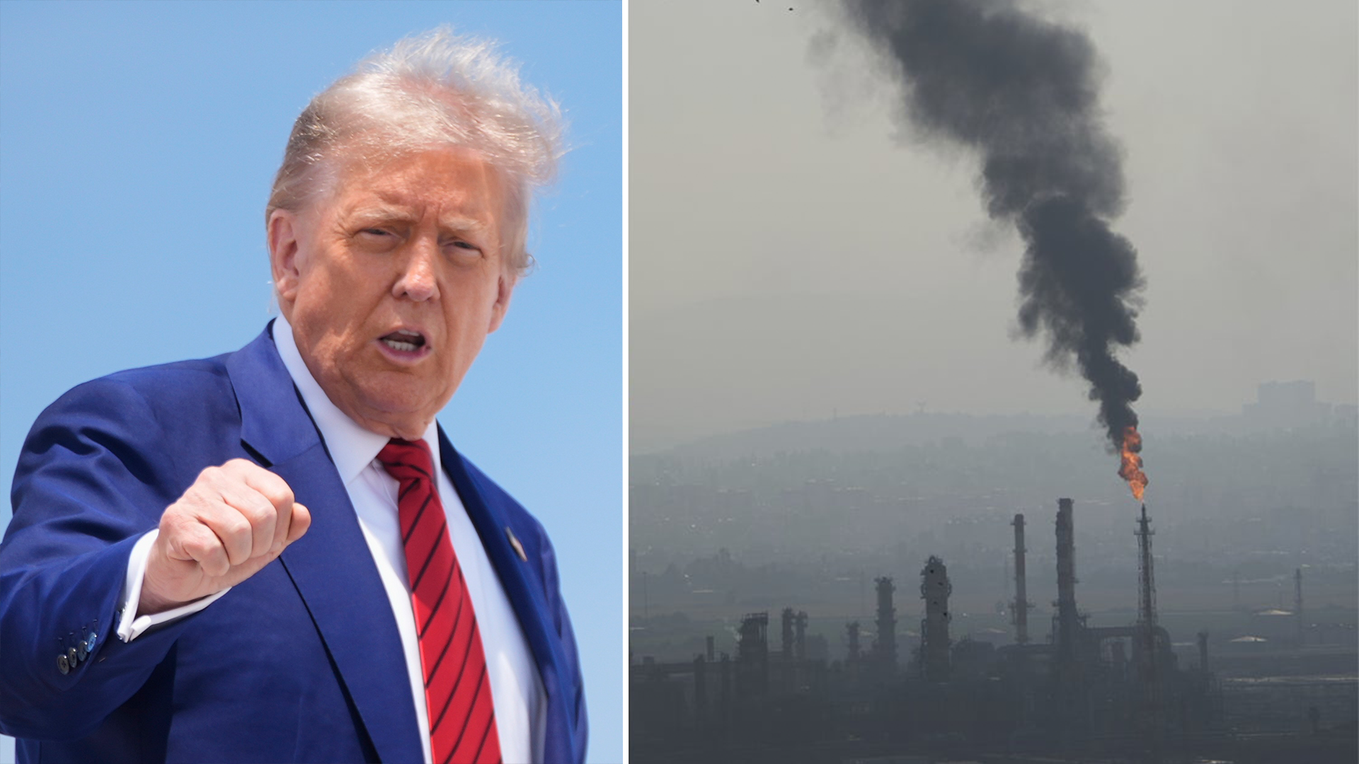 USA:s president Donald Trump och olja