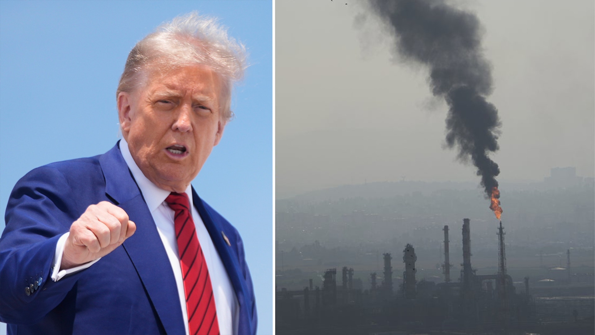 USA:s president Donald Trump och olja