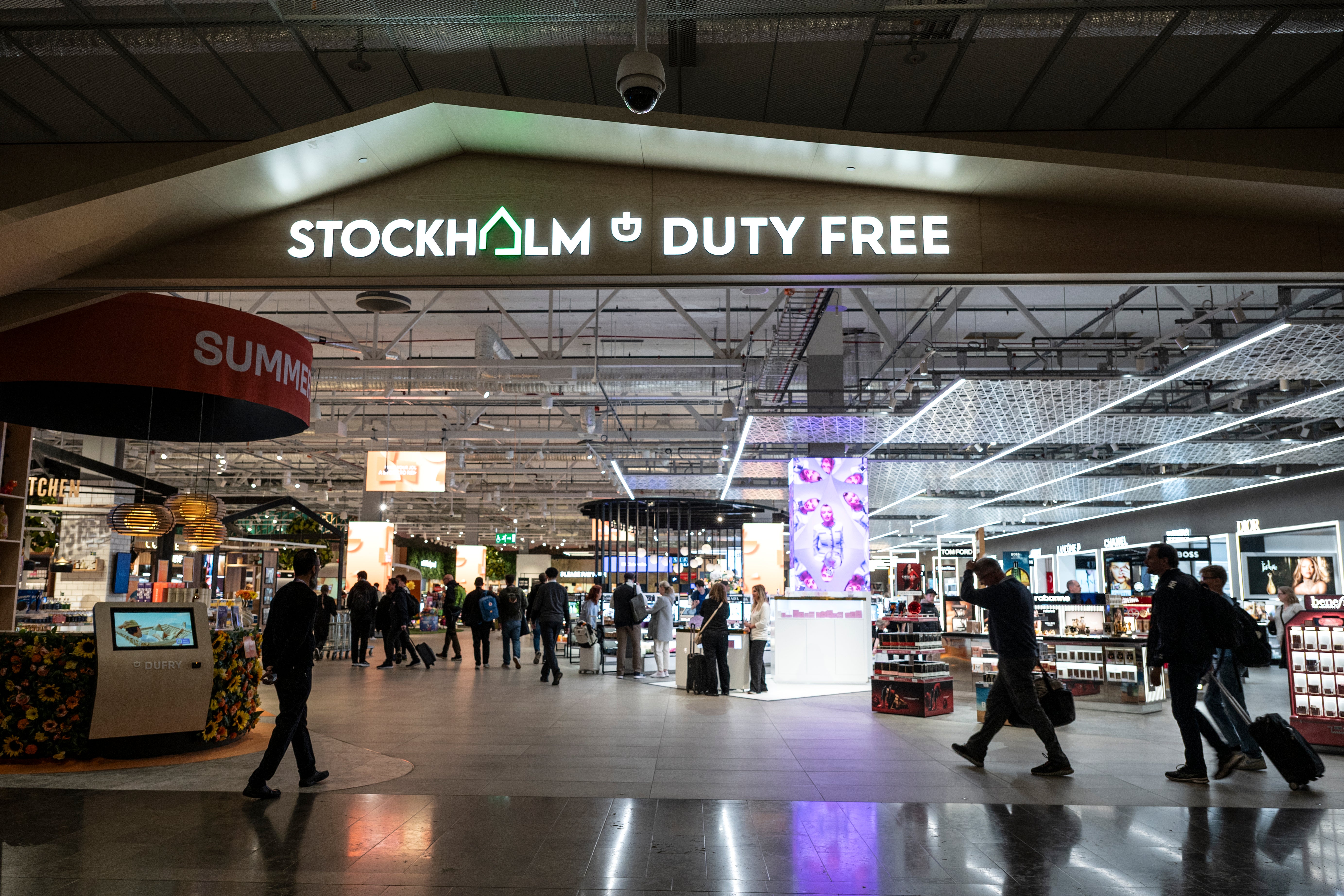 Shoppingavdelningen på Arlanda. 