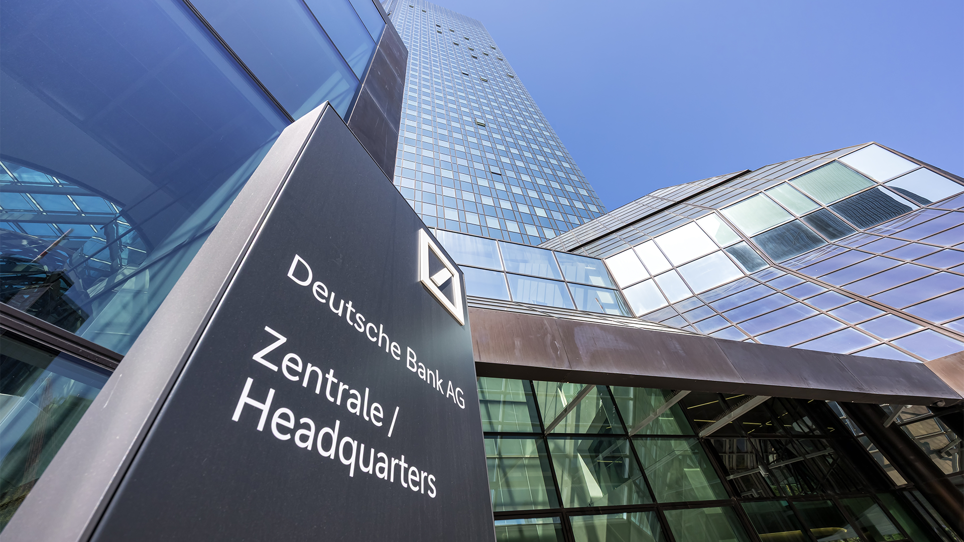 Deutsche Banks kontor i Frankfurt.
