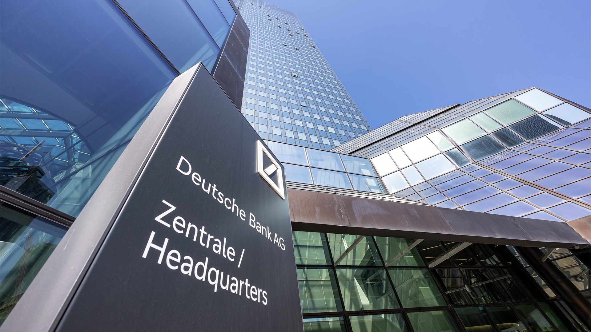 Deutsche Banks kontor i Frankfurt.