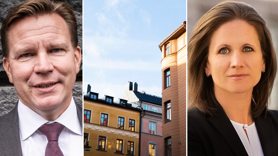 SEB:s chefsekonom Jens Magnusson och Helena Bornevall, seniorekonom på Handelsbanken.