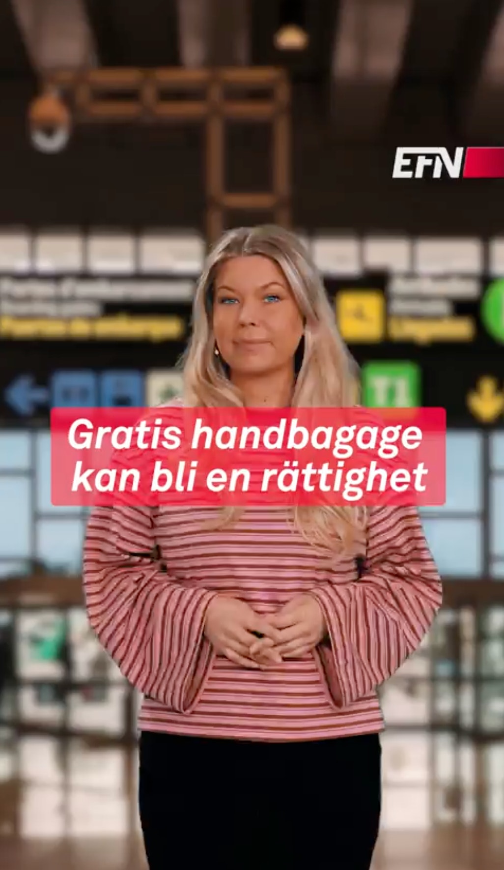 Gratis handbagage kan bli en rättighet