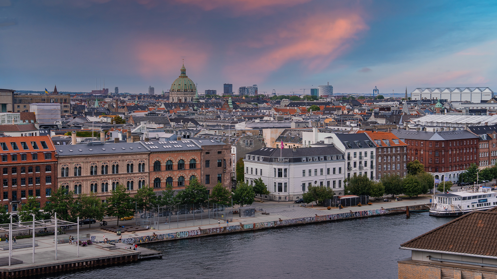 Köpenhamn i Danmark.