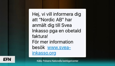 Polisen varnar för bedragarnas sms – så skyddar du dig