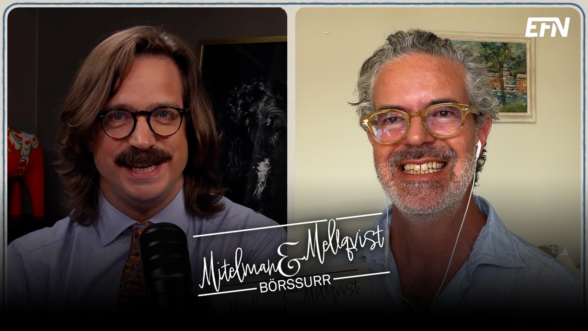Sammansatt bild som visar porträtt av Mikhaels Hellqvist i två åldrar - en yngre version till vänster och en äldre version till höger.