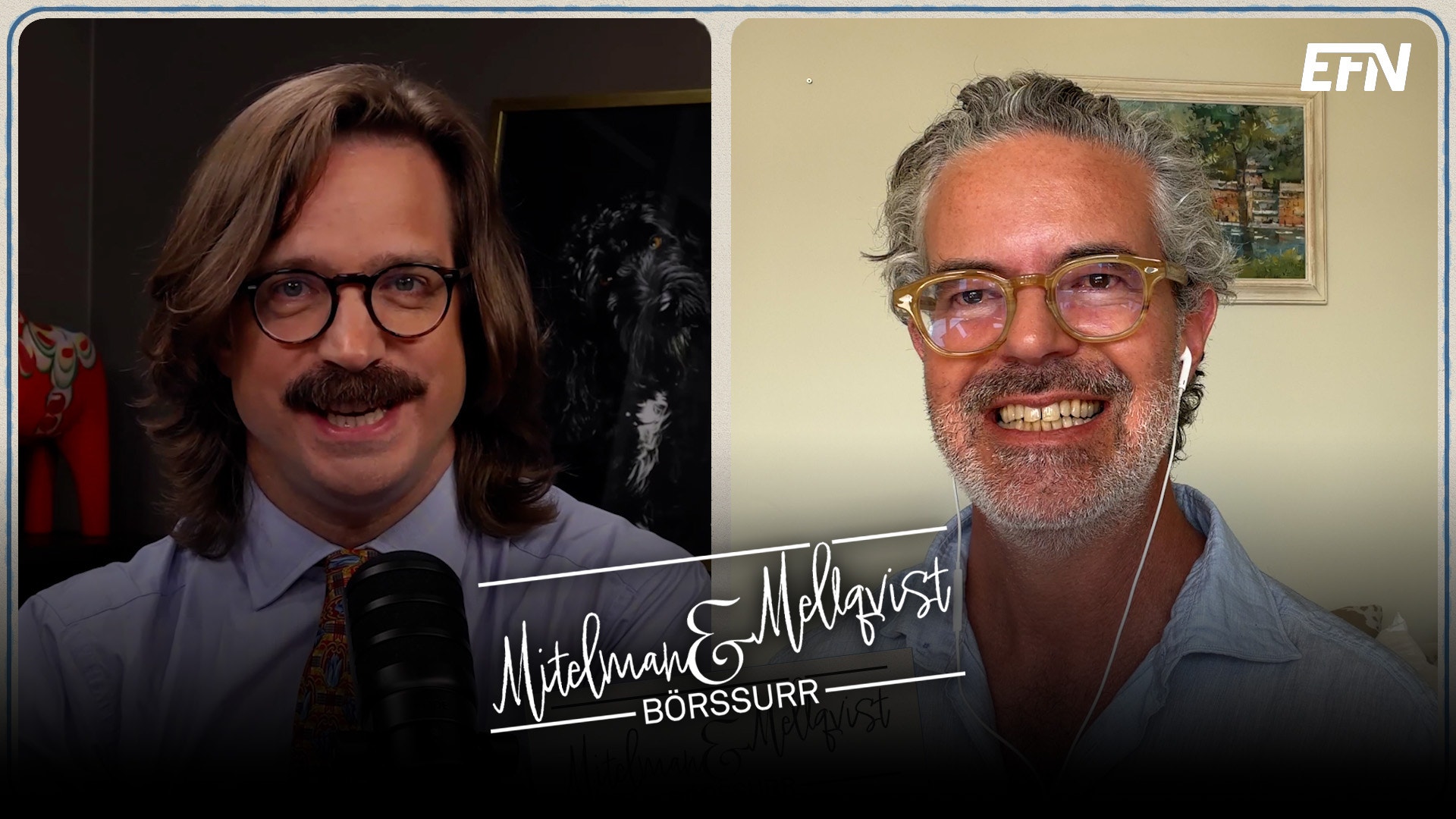 Sammansatt bild som visar porträtt av Mikhaels Hellqvist i två åldrar - en yngre version till vänster och en äldre version till höger.