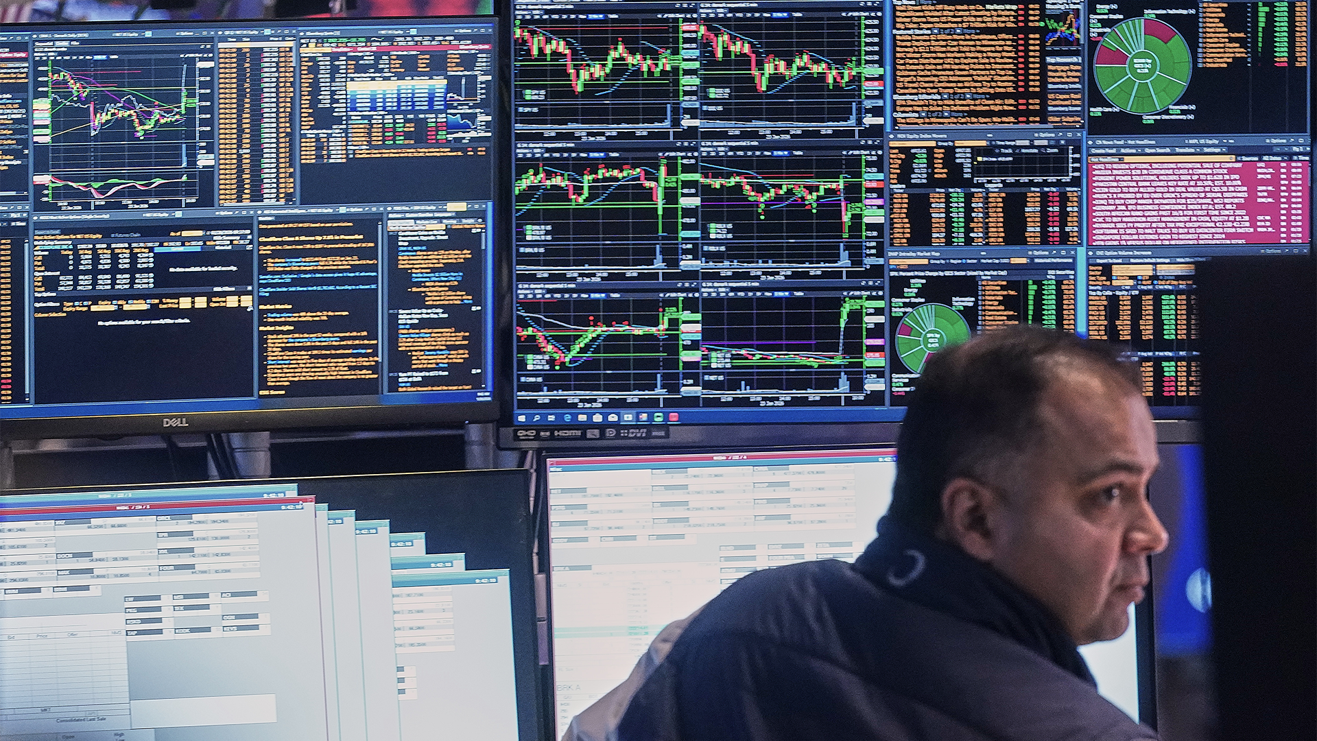 Börsmäklare på Wall Street.