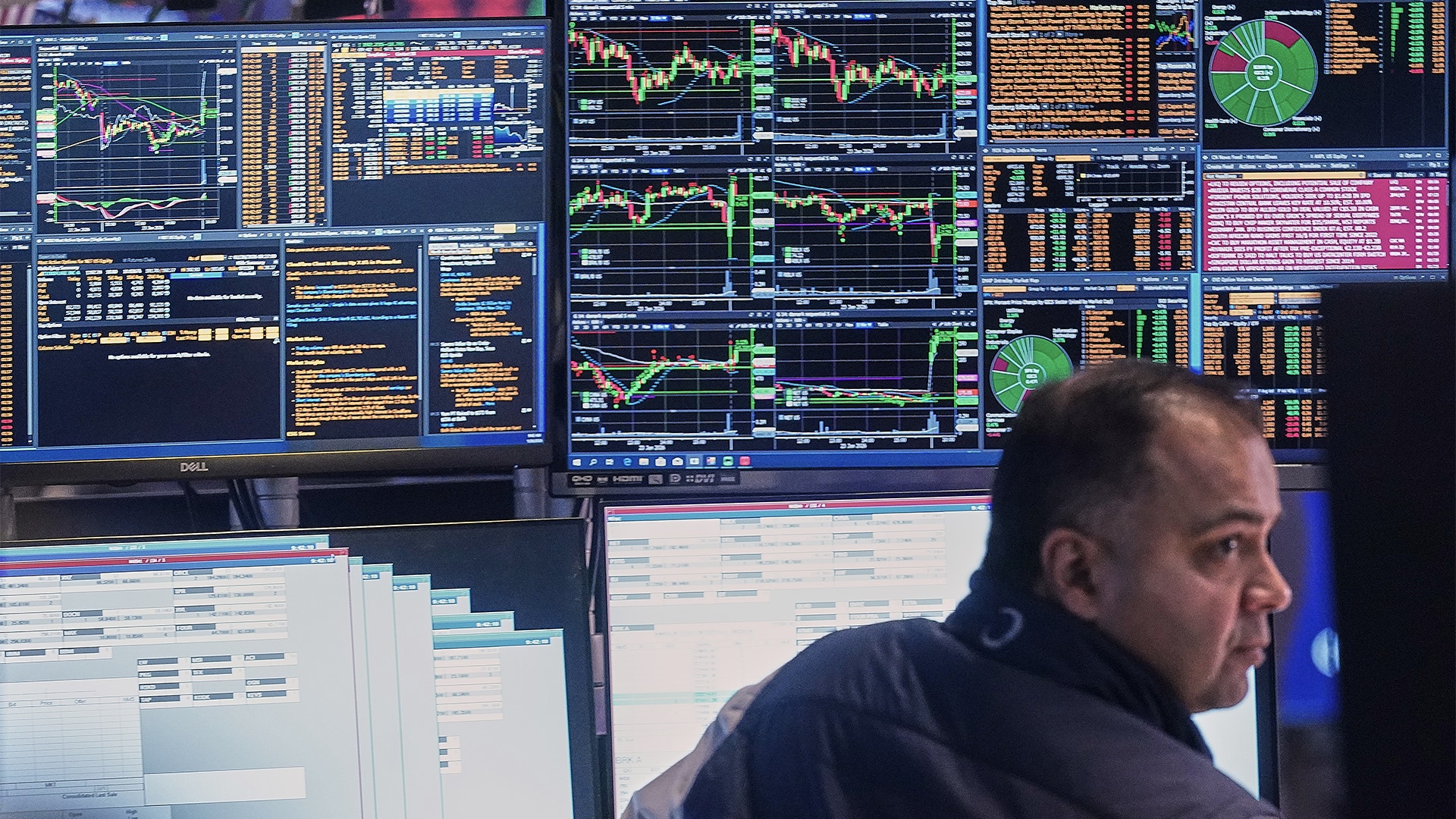 Börsmäklare på Wall Street.