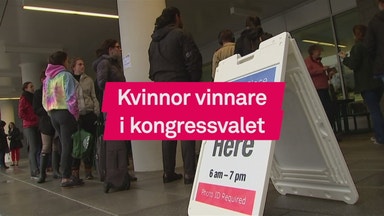 Kvinnor vinnare i kongressvalet