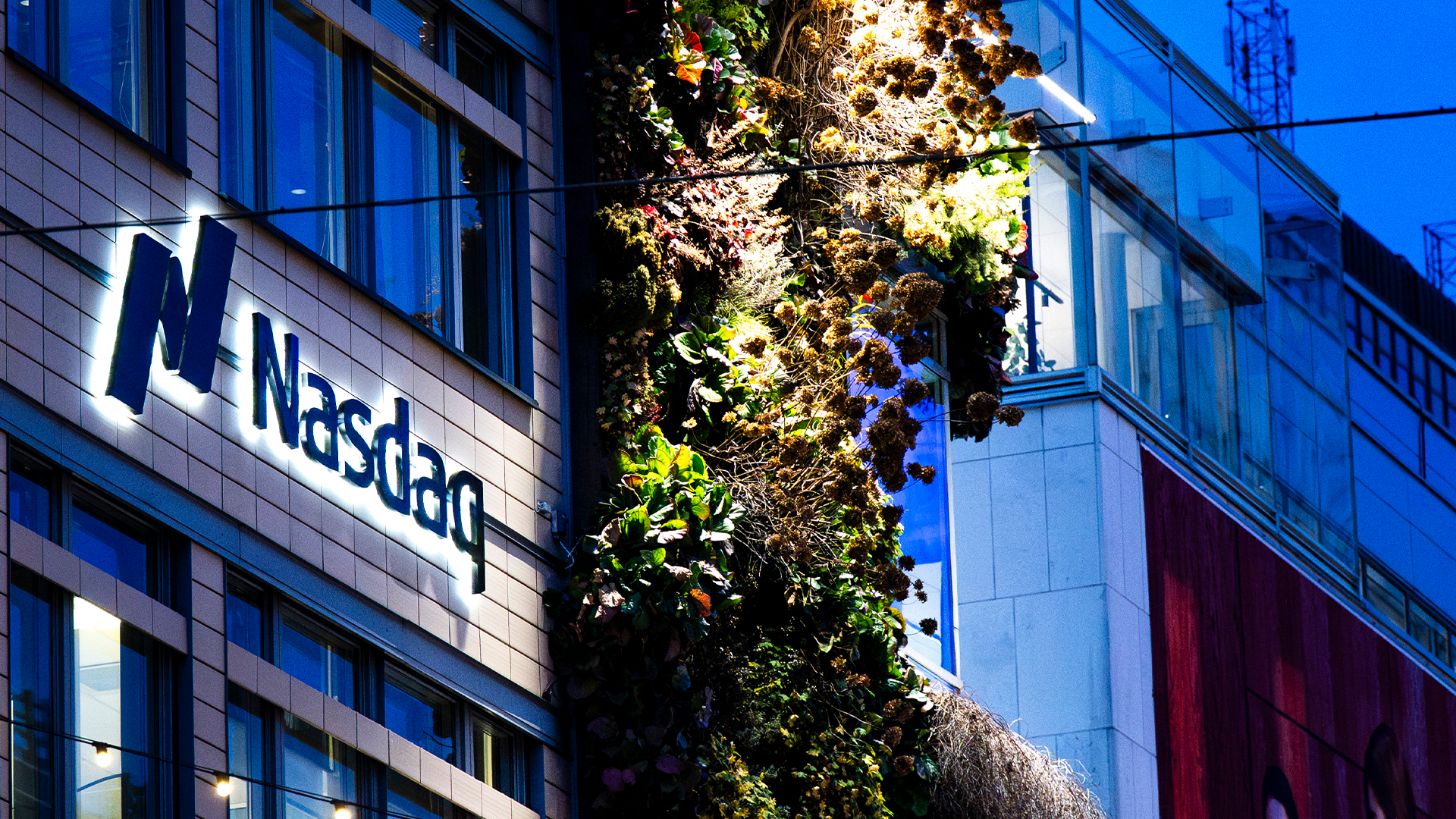 Nasdaqs lokaler i Stockholm.