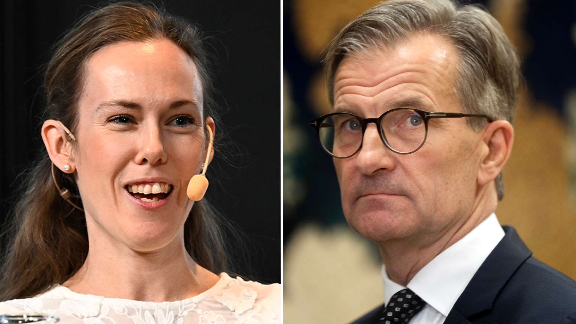 Susanne Spector och Erik Thedéen.